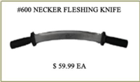 #600 NECKER FLESHING KNIFE